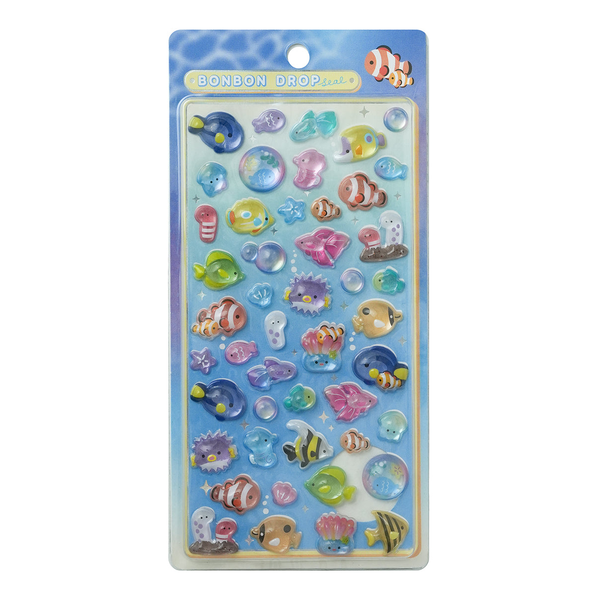 ボンボンドロップシール 水族館 熱帯魚