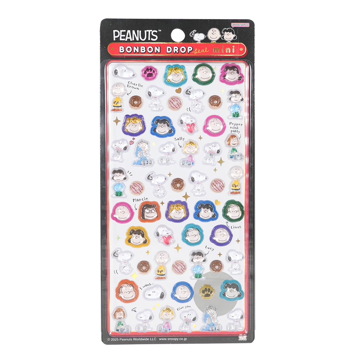 ボンボンドロップシール ピーナッツ ミニ スヌーピー&フレンズ