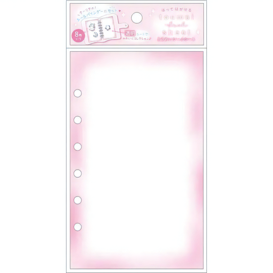 とうめいシールシート／ピンク