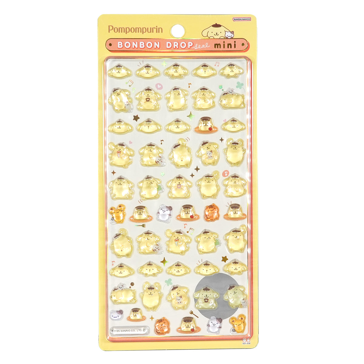 ボンボンドロップシール ミニ サンリオ ポムポムプリン