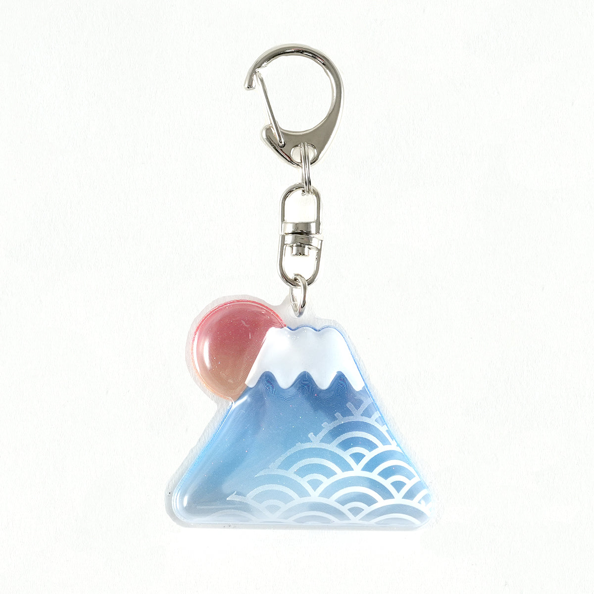 ボンボンドロップキーチャーム 和柄 富士山