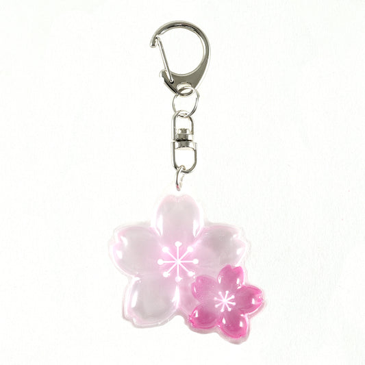 ボンボンドロップキーチャーム 和柄 桜