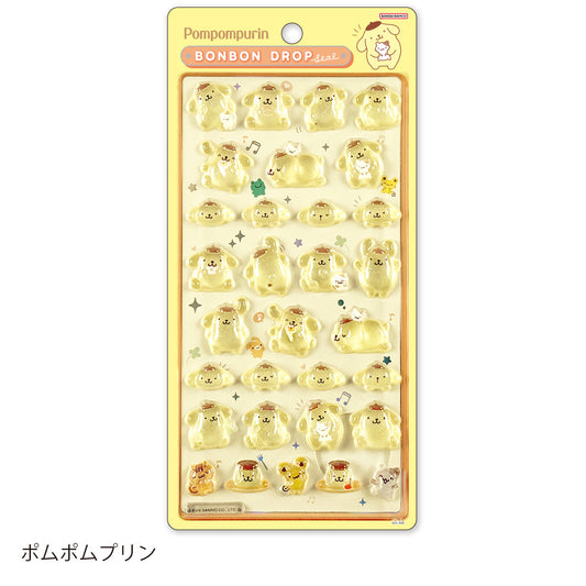 ボンボンドロップシール サンリオ ポムポムプリン