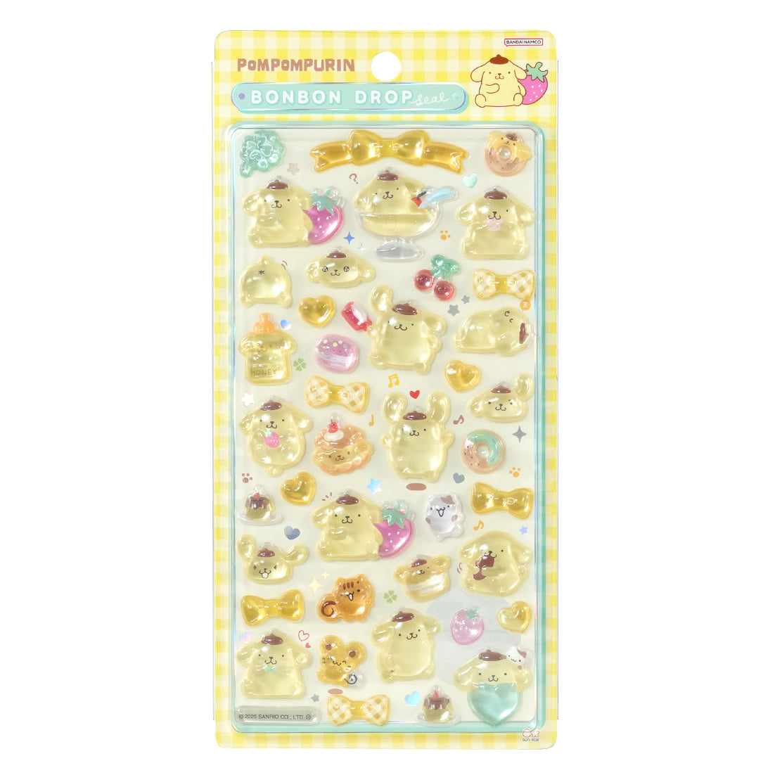 ボンボンドロップシール サンリオ ポムポムプリン